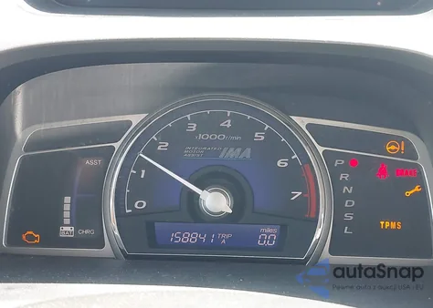 2010 Honda Civic Hybrid from USA, damaged, VIN JHMFA3F25AS004549